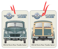 Morris Minor Traveller Series II 1953-56 Air Freshener